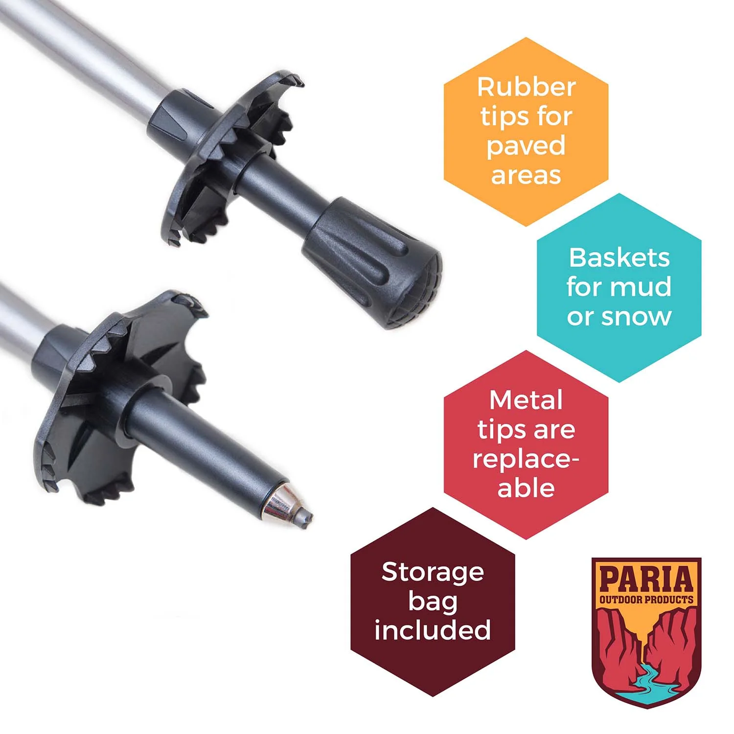 Tri-Fold Carbon Cork Trekking Poles - Image 11