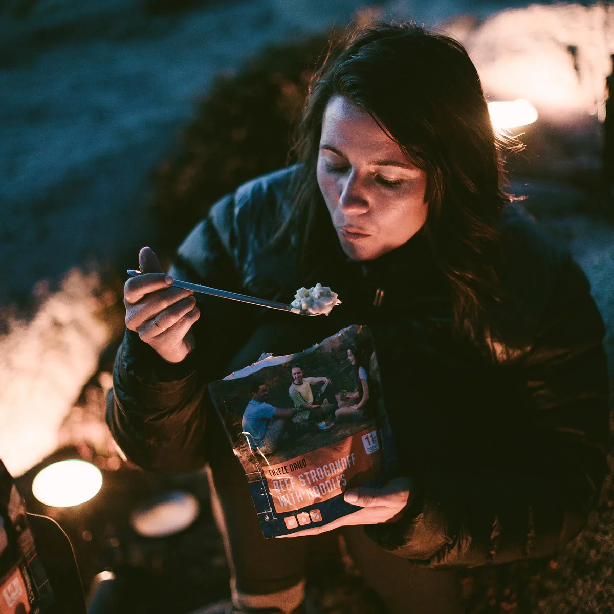 Titanium Long Polished Spoon - Image 3